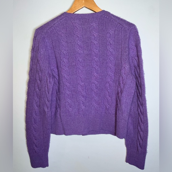 Polo Ralph Lauren Cable-Knit Wool & Cashmere Cardigan - Picture 2 of 4